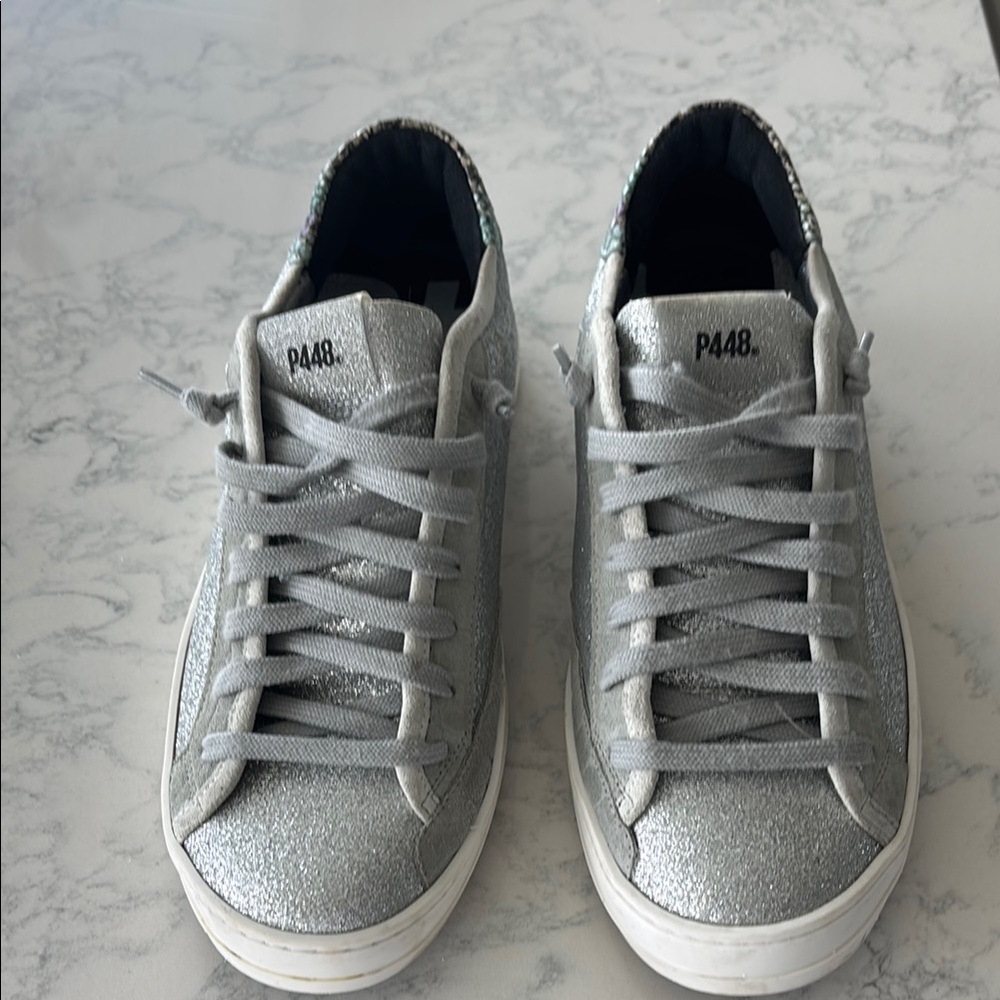 P448 Silver Sneakers size 39